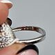 Silver ring with cubic Zirconia. Rings. yakitoriya. My Livemaster. Фото №6
