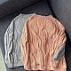Jerseys: Women's cotton sweater in steel color in stock. Sweaters. Kardigan sviter - женский вязаный свитер кардиган оверсайз. My Livemaster. Фото №6