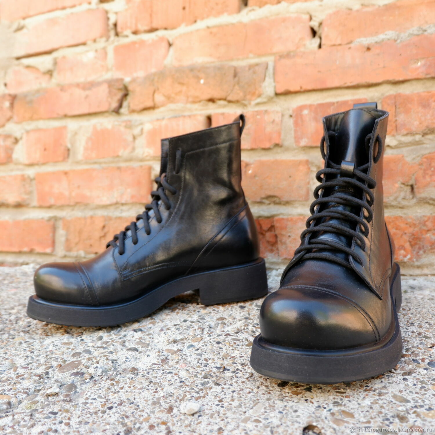 Ботинки: берцы высокие с круглыми наполненными носами в интернет ...