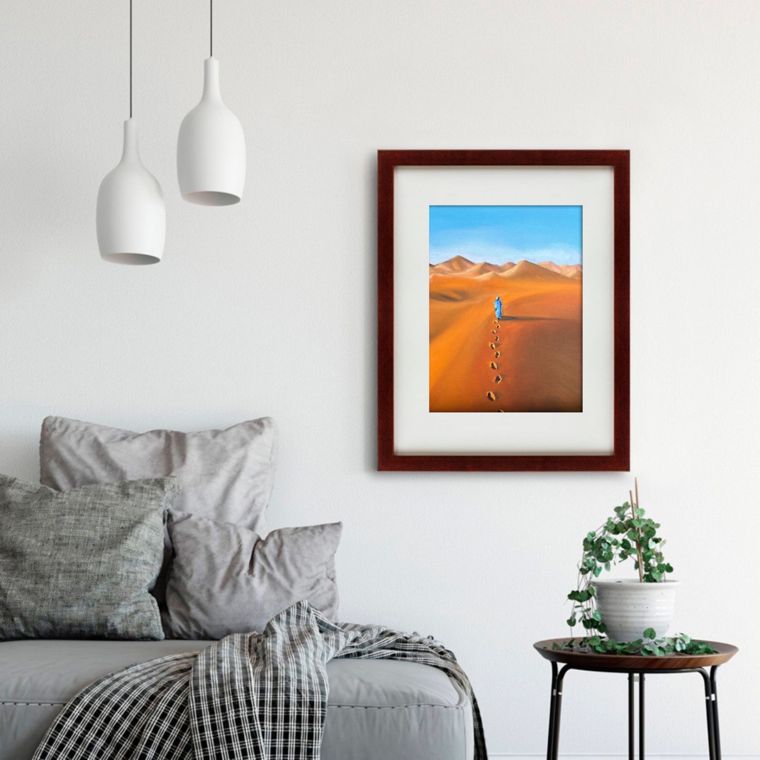 Картина пустыня пейзаж маслом на холсте купить в интернет-магазине ...