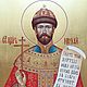 The Holy Martyr Nicholas 2 (Novels).Icon. Icons. Peterburgskaya ikona.. Интернет-магазин Ярмарка Мастеров.  Фото №2