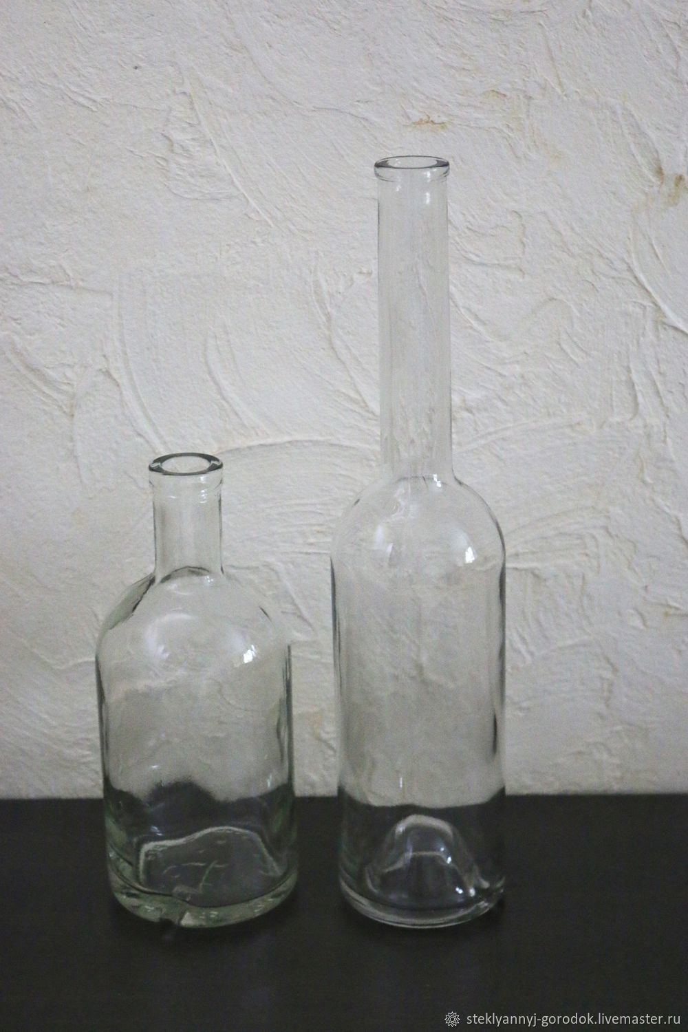 Бутылки прозрачные с тонким верхом и выпуклым дном в интернет-магазине ...