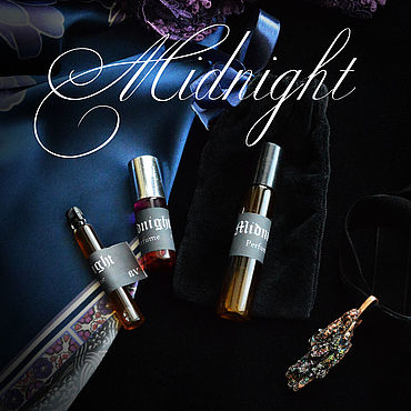 Косметика ручной работы. Ярмарка Мастеров - ручная работа Духи: "Midnight". Handmade.