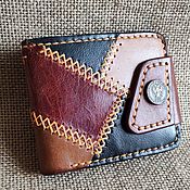 Сумки и аксессуары handmade. Livemaster - original item Unique Leather Wallet.. Handmade.