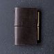 Pocket leather notebook genuine leather A6. Notebooks. Ptaho. My Livemaster. Фото №4