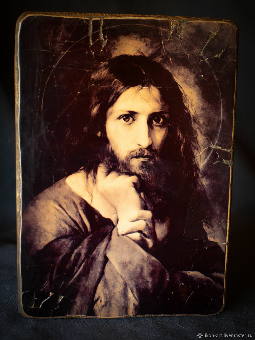 Wooden icon of our Savior Jesus Christ, Icons, Simferopol,  Фото №1