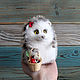 Ежик сидячий игрушка из шерсти. Войлочная игрушка. ToysMari (handmademari). Интернет-магазин Ярмарка Мастеров.  Фото №2