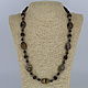 Order Beads made of jasper stones, tiger's eye, agate. Magic box. Livemaster. . Necklace Фото №3