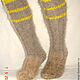 Socks-knee-down thick art No. №54 of dog hair . Socks. Livedogsnitka (MasterPr). My Livemaster. Фото №4