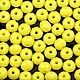 Glass beads rondel faceted 3*4 mm, 28951277 yellow beads, Beads1, Ekaterinburg,  Фото №1