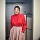 Blusa de mujer 'oficina aburrida', Blouses, Moscow,  Фото №1