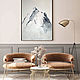 Order White Painting Mountain Landscape Snowy Mountains Interior Painting. Lana Zaitceva. Livemaster. . Pictures Фото №3