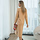 Neva Peach Dress. Dresses. Designer clothing Olesya Masyutina. Online shopping on My Livemaster.  Фото №2