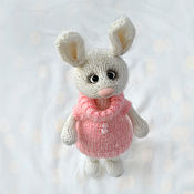Куклы и игрушки handmade. Livemaster - original item Bunny white in a sweater. Handmade.
