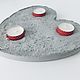 Candle holder made of concrete 'Love'. Candlesticks. Comfort. My Livemaster. Фото №6