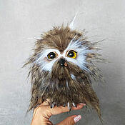 Куклы и игрушки handmade. Livemaster - original item Teddy Animals: Danae`s Owl. Handmade.