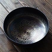 Музыкальные инструменты handmade. Livemaster - original item Singing Bowl INOY 22 cm Mandala. Handmade.