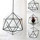 The Floriana. Floriana geometric pendant on a chain. The icosahedron. Pendants for pots. Glass Flowers. My Livemaster. Фото №4