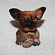 Order soap: ' Bulldog' 3D gift souvenir animal. Edenicsoap - soap candles sachets. Livemaster. . Miniature figurines Фото №3