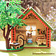 Домик миниатюра для sylvanian families mini. Кукольные домики. Mini-Mir-Olga. Интернет-магазин Ярмарка Мастеров.  Фото №2