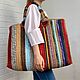 Сумка Weekender из рафии. Пляжная сумка. KatitoBags. Сумки, косметички, чехлы. Интернет-магазин Ярмарка Мастеров.  Фото №2