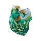 Handkerchief 'Green bouquet' silk 100%. Handmade, Wraps, Riga,  Фото №1