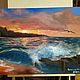 Закат на море, Картины, Аксай,  Фото №1