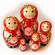 Matryoshka 5 local 'Matrona Matreshkina', Dolls1, Sarov,  Фото №1