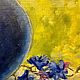 Картина  ваза с цветами 60 х 50 см  синяя ваза картина масло холст. Картины. Картины от  Ирины. Ярмарка Мастеров.  Фото №4