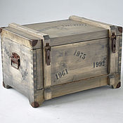 Сувениры и подарки handmade. Livemaster - original item Wine box - a chest for wine bottles. Handmade.