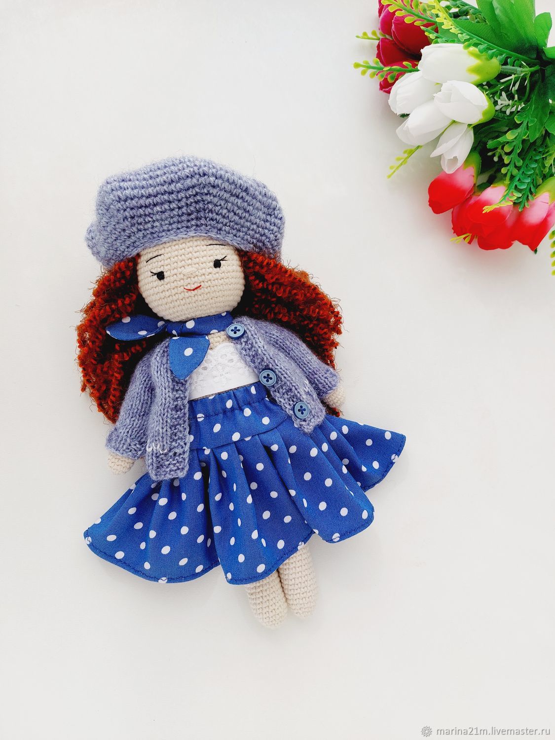 Кукла вязаная в одежде в интернет-магазине Ярмарка Мастеров по цене ...