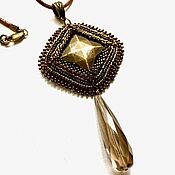 Украшения handmade. Livemaster - original item Pendant: Bronze beads. Handmade.