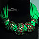 Necklace green green (133) designer jewelry. Necklace. Svetlana Parenkova (parenkova). My Livemaster. Фото №5