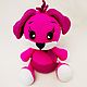 A raspberry puppy in a diaper, Stuffed Toys, Gukovo,  Фото №1