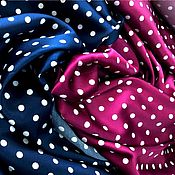 Материалы для творчества handmade. Livemaster - original item Fabrics:NATURAL SILK SATIN STRETCH - ITALY - 2 COLORS. Handmade.