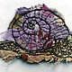 Grape snail, author's hand embroidery. Brooches. Textile art ruM aniraM. Online shopping on My Livemaster.  Фото №2