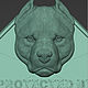 3D модель STL файл для 3д принтера и ЧПУ Питбуль табличка. Шаблоны для резки. 3dprint-models. Ярмарка Мастеров.  Фото №6