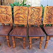 Для дома и интерьера handmade. Livemaster - original item Children`s high chair solid wood. Handmade.