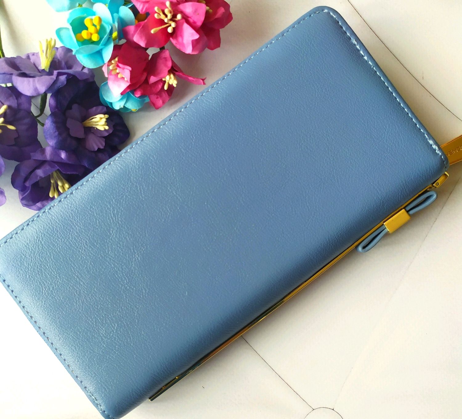 Кошелек женский из экокожи, красивый кошелек роспись кошелёк в подарок ...