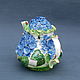 Teapot 'Hydrangea'. Teapots & Kettles. Mila. Online shopping on My Livemaster.  Фото №2