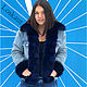 Dzhinsovka c marten fur 2 in 1, Outerwear Jackets, St. Petersburg,  Фото №1