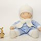 Textile doll-pups, 36 cm. Waldorf Dolls & Animals. bee_littlefamily. Online shopping on My Livemaster.  Фото №2