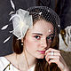 The wedding veil. Veil hat. Exclusive HATS. LANA ANISIMOVA.. My Livemaster. Фото №4