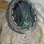 Украшения handmade. Livemaster - original item Ring with crocodile Jasper 
