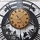 Order 'Petersburg' large metal wall clock with pendulum. Original wall clocks. Livemaster. . Watch Фото №3