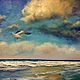 Order Sea coast on a summer day author's oil painting. paintmart (oikos). Livemaster. . Pictures Фото №3