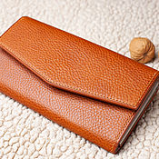 Сумки и аксессуары handmade. Livemaster - original item Women`s wallet made of genuine Italian leather. Handmade.