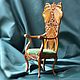 Miniature Moth chair. Doll furniture. Dollscale (pavel-krukovsky). Online shopping on My Livemaster.  Фото №2