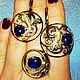 A set of 'Pisces' with sapphires. Jewelry Sets. SELENA. Online shopping on My Livemaster.  Фото №2