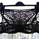 Lace panties 'Black mistery'. Underpants. MN_fashionboutique. Online shopping on My Livemaster.  Фото №2